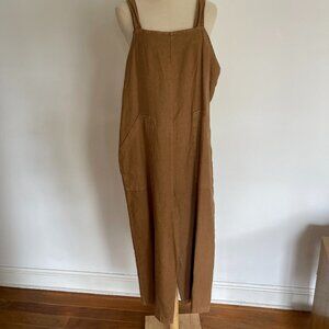 Universal Thread Brown Cotton Overalls